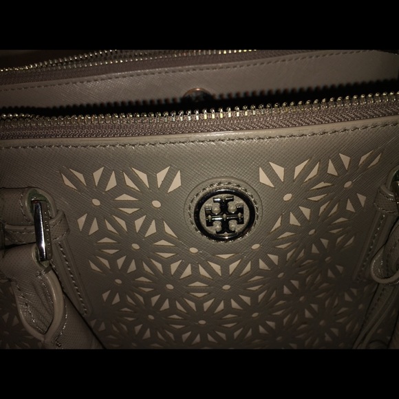 Authentic Gray Tory Burch Handbag - Picture 7 of 8